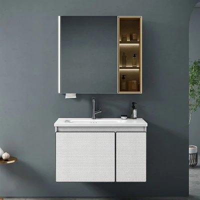 Mueble con espejo para lavabo